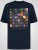 D555 Otto Official Pink Floyd 50th Anniversary T-shirt med tryk Marineblå - T-shirts - T-shirts i store størrelser - 2XL-14XL
