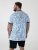 D555 Shoreham AO T-shirt med Venice Beach tryk Blå - T-shirts - T-shirts i store størrelser - 2XL-14XL