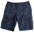 D555 Panther Hawaiian Leaf Ao Print Stretch Chino Shorts - Shorts - Shorts i store størrelser - W40-W60