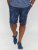 D555 Panther Hawaiian Leaf Ao Print Stretch Chino Shorts - Shorts - Shorts i store størrelser - W40-W60