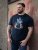 D555 Slater Trykt T-shirt Mørkeblå - T-shirts - T-shirts i store størrelser - 2XL-14XL