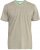 D555 Signature V-neck T-shirt Khaki - T-shirts - T-shirts i store størrelser - 2XL-14XL
