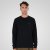Double Outfitters MTOP-1141 Sweatshirt Sort - Trøjer og hættetrøjer - Trøjer og Hættetrøjer i store størrelser - 2XL-14XL