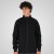 Double Outfitters MTOP-1158 Sweatjakke med lynlås Sort - Trøjer og hættetrøjer - Trøjer og Hættetrøjer i store størrelser - 2XL-14XL
