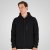 Double Outfitters MTOP-1160 Hættetrøje med lynlås Sort - Trøjer og hættetrøjer - Trøjer og Hættetrøjer i store størrelser - 2XL-14XL