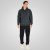 Double Outfitters MTOP-1160 Hættetrøje med lynlås Mørkegrøn - Trøjer og hættetrøjer - Trøjer og Hættetrøjer i store størrelser - 2XL-14XL