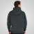 Double Outfitters MTOP-1160 Hættetrøje med lynlås Mørkegrøn - Trøjer og hættetrøjer - Trøjer og Hættetrøjer i store størrelser - 2XL-14XL