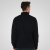 Double Outfitters MTOP-1163 Sweatshirt med halv lynlås Sort - Trøjer og hættetrøjer - Trøjer og Hættetrøjer i store størrelser - 2XL-14XL