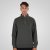 Double Outfitters MTOP-1163 Sweatshirt med halv lynlås Khaki - Trøjer og hættetrøjer - Trøjer og Hættetrøjer i store størrelser - 2XL-14XL