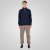 Double Outfitters MTOP-1163 Sweatshirt med halv lynlås Mørkeblå - Trøjer og hættetrøjer - Trøjer og Hættetrøjer i store størrelser - 2XL-14XL