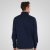 Double Outfitters MTOP-1163 Sweatshirt med halv lynlås Mørkeblå - Trøjer og hættetrøjer - Trøjer og Hættetrøjer i store størrelser - 2XL-14XL