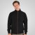 Double Outfitters SEL-1168 Sweatjakke med lynlås Sort - Trøjer og hættetrøjer - Trøjer og Hættetrøjer i store størrelser - 2XL-14XL