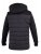 D555 Hampshire Hooded Quilted Jacket Black - Jakker - Jakker i store størrelser, 2XL- 12XL