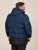D555 Hank Ripstop Contrast Panelled Padded Hooded Jacket Mørkeblå - Jakker - Jakker i store størrelser, 2XL- 12XL