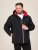 D555 Jamie Soft Shell Detachable Hood Padded Jacket Sort - Jakker - Jakker i store størrelser, 2XL- 12XL