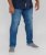 D555 Taurus Fit Stretch Jeans With Sandblasting - Jeans og Bukser - Herrejeans i store størrelser W40-W70