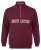 North Latitude Half Zip Sweatshirt Bordeaux - Trøjer og hættetrøjer - Trøjer og Hættetrøjer i store størrelser - 2XL-14XL