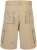 Kam Jeans Belted Cargo Shorts Stone - Shorts - Shorts i store størrelser - W40-W60