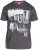 D555 Wesley New York Crew Neck T-Shirt Charcoal - T-shirts - T-shirts i store størrelser - 2XL-14XL