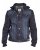 D555 CURTIS Denim Jacket With Detachable Hood - Jakker - Jakker i store størrelser, 2XL- 12XL