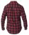 D555 Lawton LS Flannel Shirt Red - Skjorter - Skjorter til store mænd 2XL- 8XL