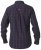 D555 Nixon LS Shirt Navy/Wine - Skjorter - Skjorter til store mænd 2XL- 8XL