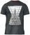 D555 Rox T-shirt Charcoal - T-shirts - T-shirts i store størrelser - 2XL-14XL