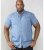D555 Limburg Short Sleeve Shirt Blue - Skjorter - Skjorter til store mænd 2XL- 8XL