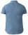 D555 Nathan Short Sleeve Shirt Blue - Skjorter - Skjorter til store mænd 2XL- 8XL
