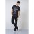 D555 Phillip T-shirt Black - T-shirts - T-shirts i store størrelser - 2XL-14XL