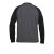 D555 Illinois Long Sleeve T-shirt Charcoal - T-shirts - T-shirts i store størrelser - 2XL-14XL