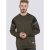 D555 Clermont Sweatshirt Khaki - Trøjer og hættetrøjer - Trøjer og Hættetrøjer i store størrelser - 2XL-14XL