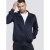 D555 Brookes Couture Zip Up Navy - Trøjer og hættetrøjer - Trøjer og Hættetrøjer i store størrelser - 2XL-14XL