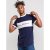 D555 Cullen T-shirt Navy - T-shirts - T-shirts i store størrelser - 2XL-14XL