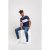 D555 Cullen T-shirt Navy - T-shirts - T-shirts i store størrelser - 2XL-14XL
