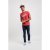 D555 Shelton T-shirt Red - T-shirts - T-shirts i store størrelser - 2XL-14XL