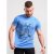 D555 Monty T-shirt Blue - T-shirts - T-shirts i store størrelser - 2XL-14XL