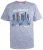 D555 Hobart LA Printed T-Shirt Blue - T-shirts - T-shirts i store størrelser - 2XL-14XL