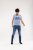 D555 Hobart LA Printed T-Shirt Blue - T-shirts - T-shirts i store størrelser - 2XL-14XL