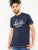 D555 Randwick San Francisco Printed T-Shirt Navy - T-shirts - T-shirts i store størrelser - 2XL-14XL