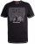 D555 Willoughby NYC Dot Printed T-Shirt Black - T-shirts - T-shirts i store størrelser - 2XL-14XL
