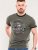 D555 Hereford Brooklyn Motorbike Printed Ringer T-Shirt Khaki - T-shirts - T-shirts i store størrelser - 2XL-14XL