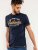 D555 Jasper Authentic Printed T-shirt Navy - T-shirts - T-shirts i store størrelser - 2XL-14XL