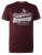 D555 Wharf California Eagle Printed T-Shirt Burgundy - T-shirts - T-shirts i store størrelser - 2XL-14XL