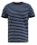 D555 Beamont Jacquard Stripe T-Shirt - T-shirts - T-shirts i store størrelser - 2XL-14XL