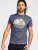 D555 Upton Hawaii Leaf Printed T-Shirt - T-shirts - T-shirts i store størrelser - 2XL-14XL