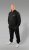 20 Nodi Mistral Tracksuit in Combed Fleece Cotton Black - Tracksuits - Tracksuits i store størrelser til mænd