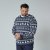 North Latitude 63144 Fjell Reindeer Knit Mørkeblå - Trøjer og hættetrøjer - Trøjer og Hættetrøjer i store størrelser - 2XL-14XL