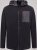 D555 Damien Micro Fleece Zip Through Hoody Sort/Grå - Trøjer og hættetrøjer - Trøjer og Hættetrøjer i store størrelser - 2XL-14XL