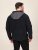 D555 Damien Micro Fleece Zip Through Hoody Sort/Grå - Trøjer og hættetrøjer - Trøjer og Hættetrøjer i store størrelser - 2XL-14XL